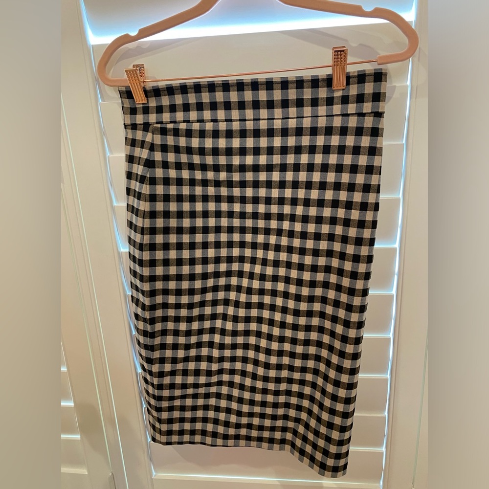 Plaid pencil skirt size 00